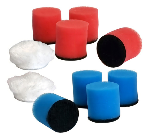 Kit Espuma Boina Polimento 25mm 10 Pçs Para Micro Retíficas