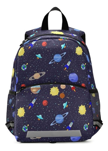 Zoeo Mochila Para Niños Pequeños Space Planet Rocket Mochila