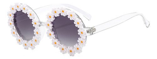 Gafas De Sol Con Forma De Flor, Montura Redonda, Tipo Margar