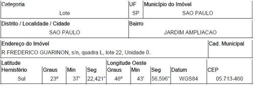 Imagem 3 de 3 de Imóveis Caixa Econômica Para Venda Em São Paulo, Jardim Ampliação - Fracocaix_2-1082543