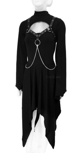 Vestido  Noche Noire Pe0600 Goth Gotico