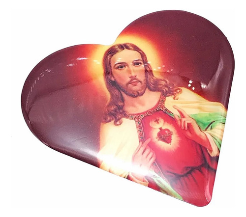 Adesivo Sagrado Coração De Jesus Para Carro