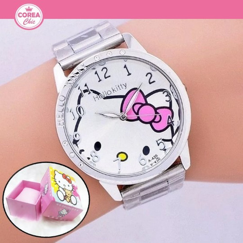 Reloj Hello Kitty/ Moda Coreana (incluye Caja) | Corea Chic