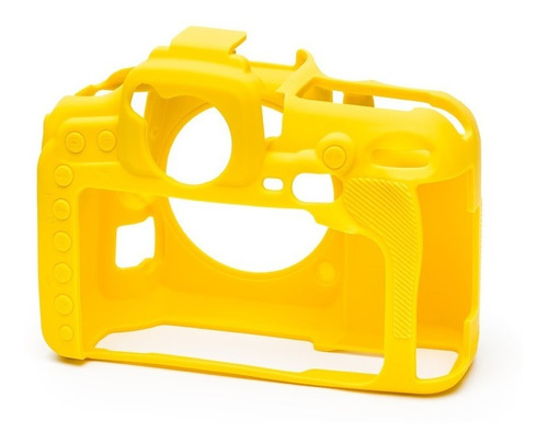 Carcasa Silicon Easycover Amarillo Nikon D500 + Mica Lcd