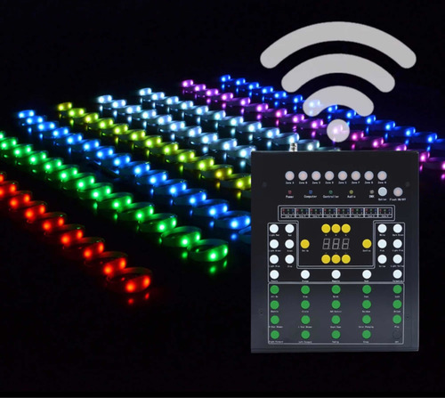 Imagen 2 de 10 de Brazaletes Led Pulseras Control Dj Fiestas Conciertos Evento