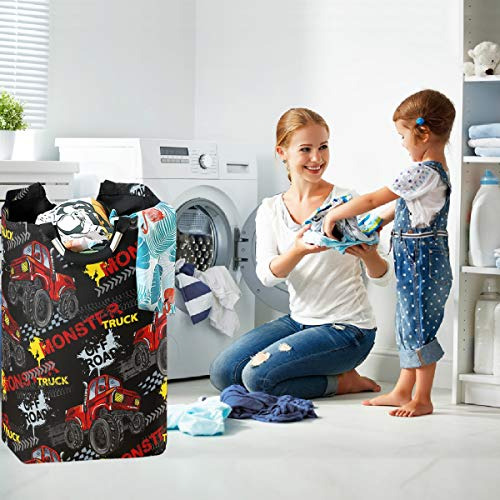 Cesto Ropa Monstruo Resistente Agua Capacidad Grande -
