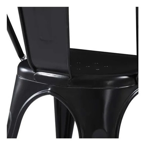 Imagen 5 de 6 de Silla de comedor Vonne Tolix, estructura color negro, 1 unidad