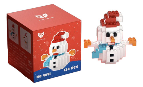 Mini Bloques Navidad Arbolito Arbol 424pzs Armable 3d Juego