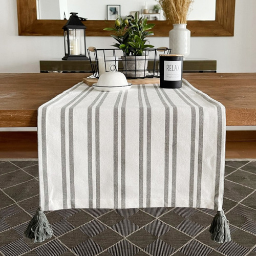 Camino De Mesa Margarita 100% Algodón 40x180cm | Savihome