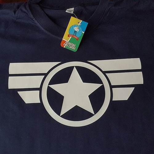 Imagen 4 de 4 de Capitan America Remera Estampadas De Comics Avengers # 109
