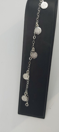 Pulso Pulsera Plata 925 Con 4 Medallas Y Cruz De San Benito