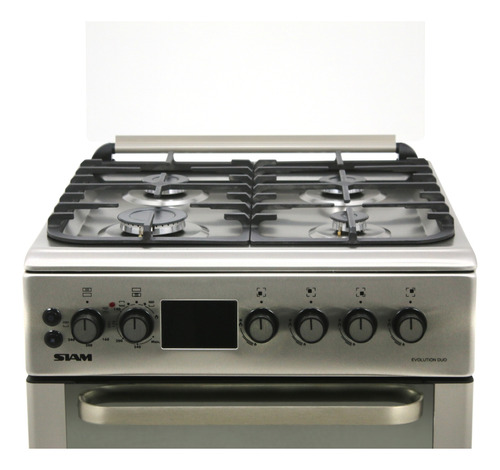 Cocina Combinada Doble Horno 4 Hornallas Siam Si-cc60ev-d