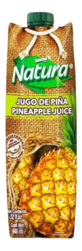 Pack De 12 Jugo Sonrisa Natura Piña 946 Ml