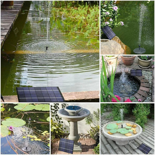 Bomba De Água Solar Para Fonte, Jardim, Lago E Cachoeiras