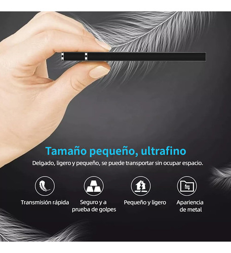 Disco Rígido Externo Ssd De 4 Tb Com Usb 3.0, Ultrafino, Grande Capacidade, Armazenamento De Dados De Alta Velocidade, Compatível Com Laptop, Mac E Pc