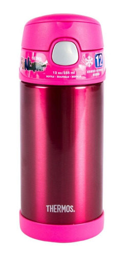 Termo Liquido Rosado 355ml Acer Inox   Thermos F4013pk