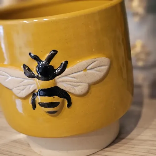 Vaso Decorativo Cerâmica Honey Bee Abelha 10,6x11,6cm | MercadoLivre