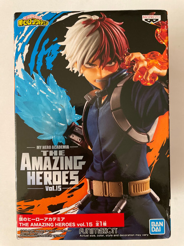 Banpresto Todoroki My Hero Academia Vol. 15 Bandai Spirits (Usado)