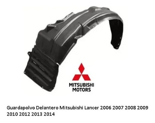 Carter Plastico Delantero Mitsubishi Lancer 2012 2013 2014