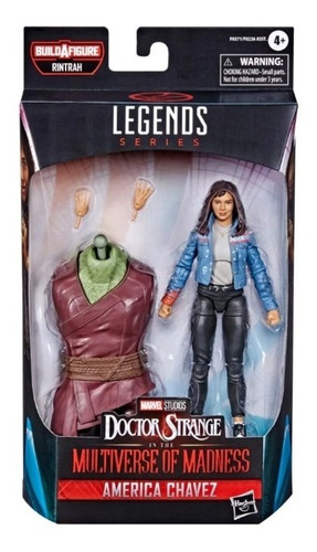 Boneco de ação Hasbro Marvel Legends Series America Chavez