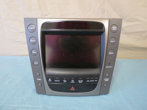  06-07 Lexus Gs Audio Radio Climate Gps Info Dash Dis Ccp