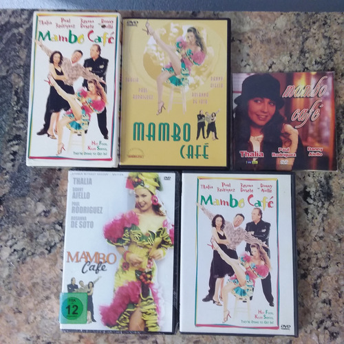 Thalia - Mambo Cafe - 4 Dvd Y 1 Vhs Importado 