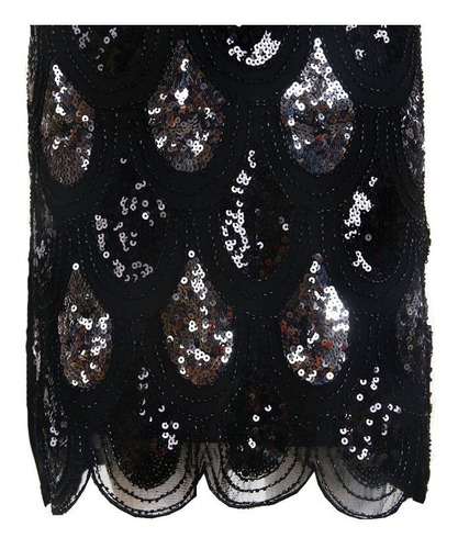 Imagen 4 de 5 de Vestido Elegante Con Lentejuelas Talla M Importado En Stock