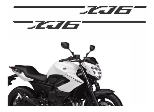 Kit Adesivo Emblema Para Yamaha Xj6 2013 13951