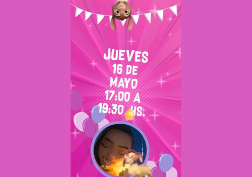 Video Invitacion Personalizada Cumpleaños Wish