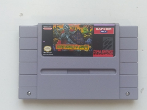Id 394 Super Ghouls N Ghost Original Snes Super Nintendo