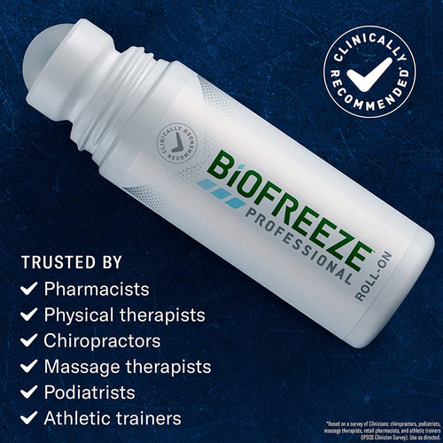 Gel Para Aliviar Dolor Muscular Roll On Biofreeze 74ml Cool Sin Fragancia