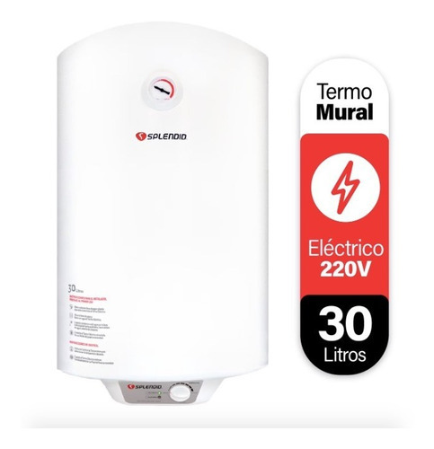 Termo Eléctrico Mural 30 Lts - Splendid Tm-30s (220v) Color