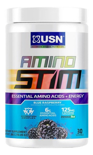 Amino Stim - 30 Servicios - Blueraspberry - Usn