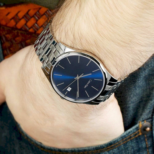 Reloj Calvin Klein Time K4n2114n Suizo Zafiro Original Caja