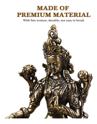 Estatua Retro De Buda Maitreya Escultura De Buda Tara Única