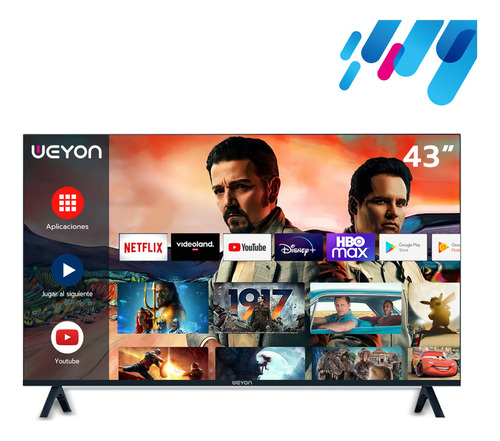 Smart Tv Pantalla Weyon 43 Pulgadas Full Hd Android Tv Hdmi/Usb 60Hz 43wdsnmx