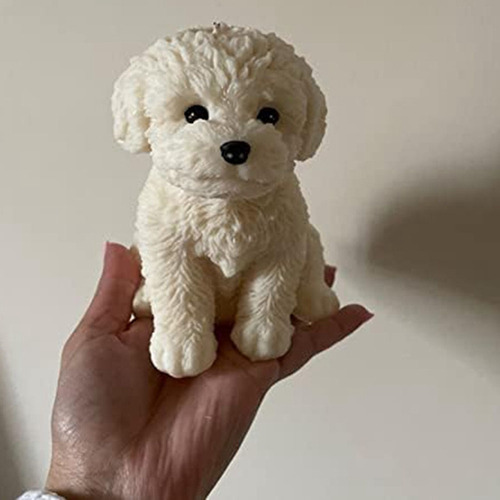 Molde Para Perros, Molde 3d De Silicona Para Velas Para Perr