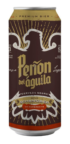 Cerveza Peñón Del Águila Schwarzbier Lata 473ml.
