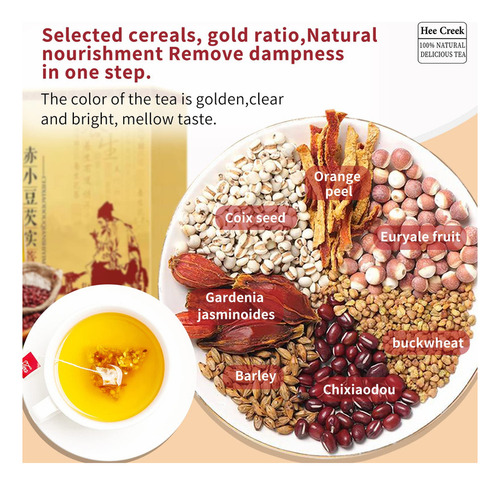 Té De Frutas Y Hierbas Hee Creek Red Bean Coix Seed Tea 10.5