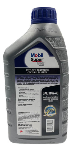 Aceite De Motor Mobil 10w40 1 Lt
