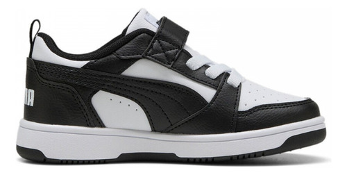 Tenis Puma Rebound V6 Lo Ac + Ps Para Niños 17 A 21.5. 39741