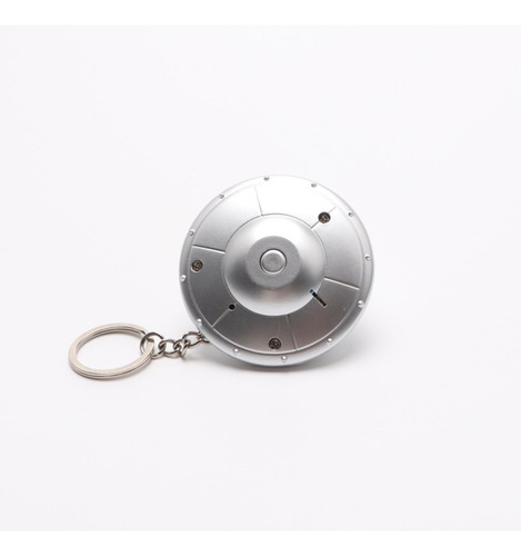 Llavero Con Diseño De Nave Espacial Con Luz Led Ovni,