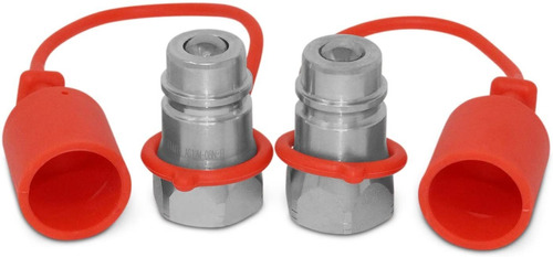  Pack   Ag Iso  Hydraulic Quick Connect Male Coupler, B...