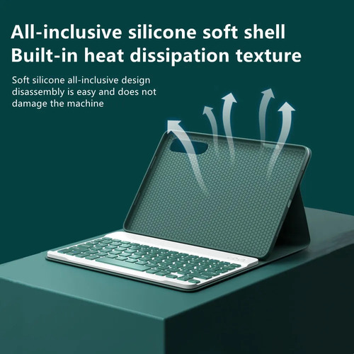 Funda Iluminada Para Teclado Y Ratón Tab S8 12.4 X800-