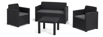 Comprar Juego De Living De Rattan Muebles Jardín Exterior Premium Rc
