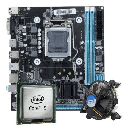 Kit Intel Core I5 3470 3.6 Ghz + Placa H61 + Promoção