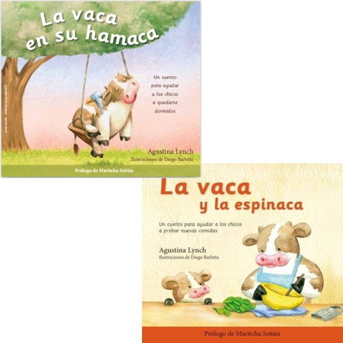 Imagen 1 de 4 de Pack La Vaca En Su Hamaca + Y La Espinaca - Agustina Lynch