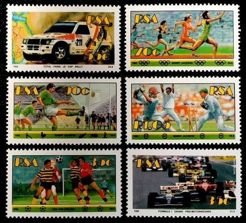 Deportes Diversos - Sudáfrica 1992 - Serie Mint