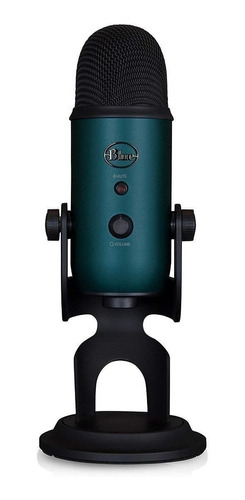 Imagen 1 de 1 de Micrófono Blue Yeti condensador multipatrón teal
