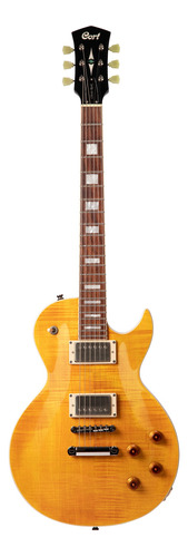 Guitarra Eléctrica Cort Cr Series Cr250 De Caoba Antique Amber Con Diapasón De Jatoba